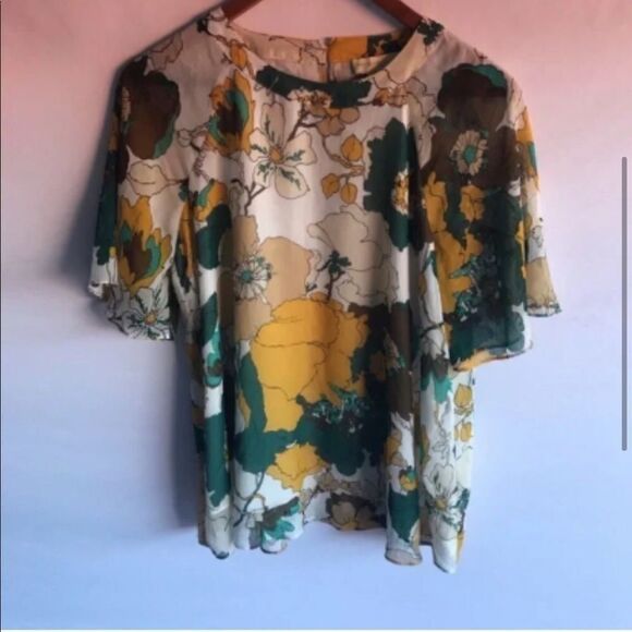 Women’s Cynthia Rowley Floral Blouse - Picture 3 of 6